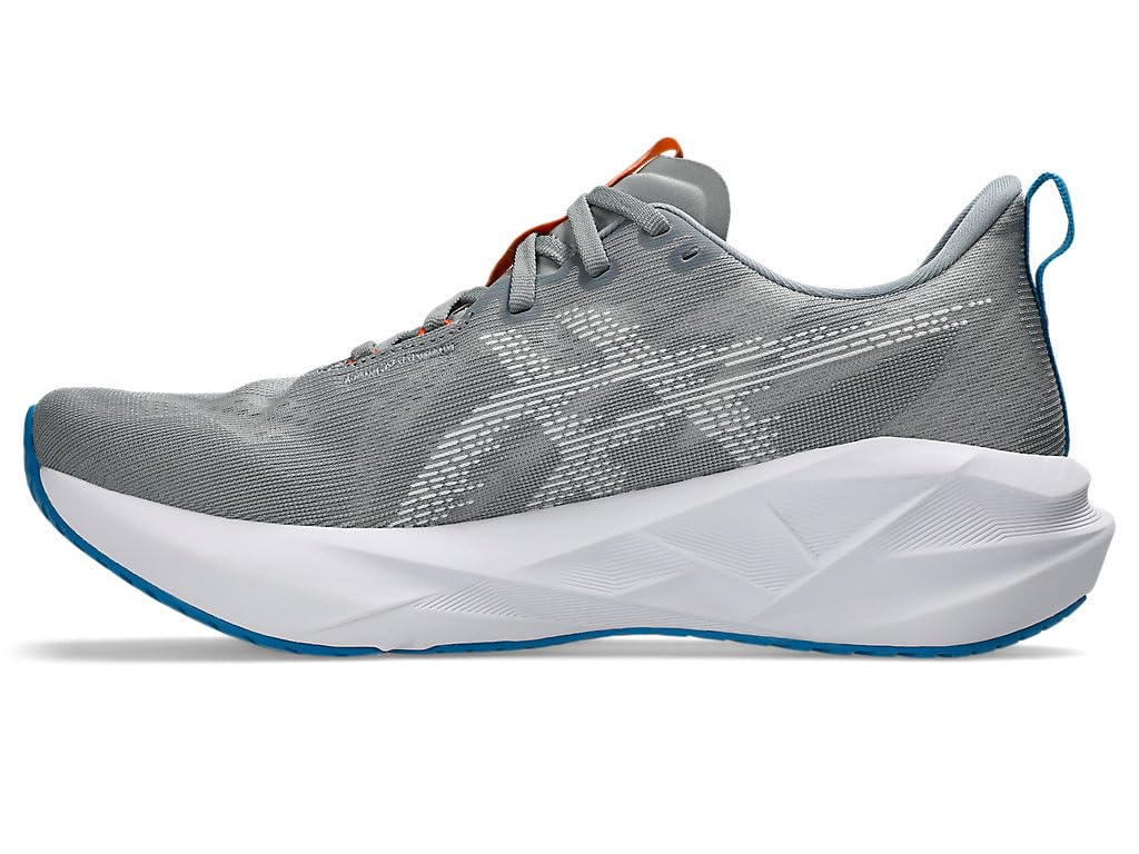 ASICS Men's Novablast 5Sneaker, Gravel White, 10.5 US