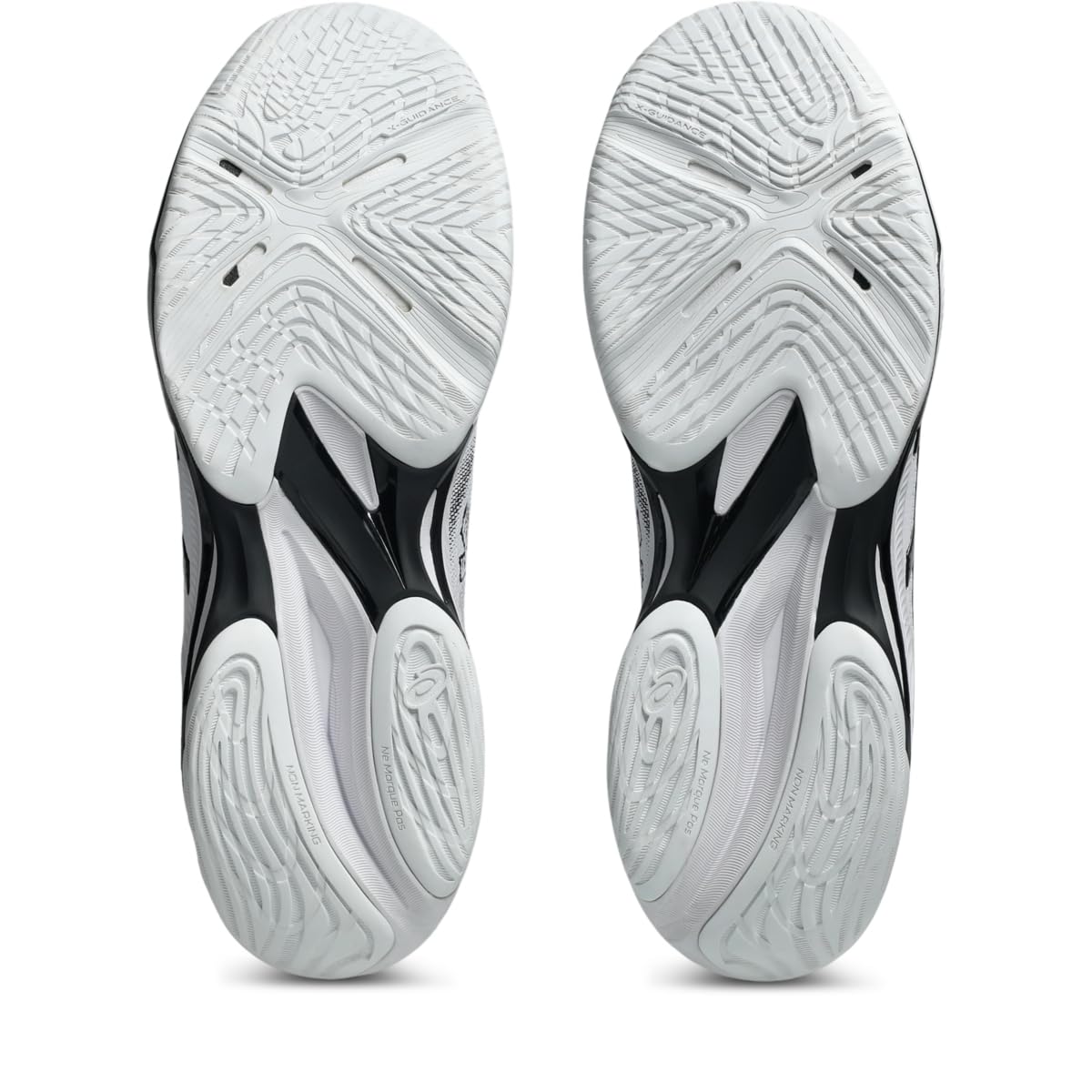 ASICS Men's Netburner Ballistic FlyteFoam 4 Volleyball Shoes, 15, White/Black