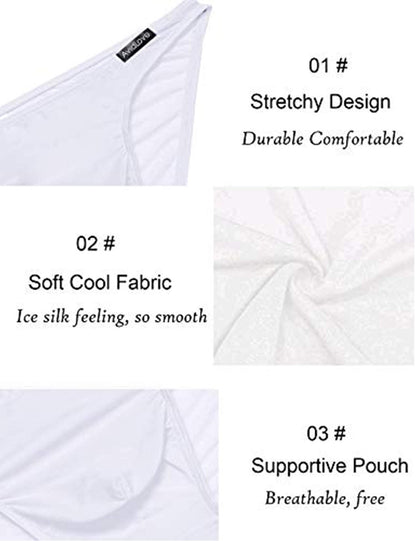 Avidlove Underwear Men's 4 Pack Classic Low Rise Stretchy Hip Briefs Bikini