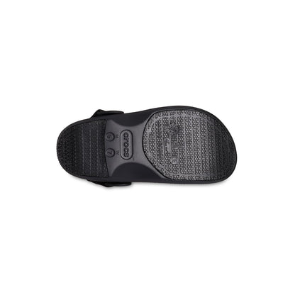 Crocs Unisex-Adult Classic Work Clogs | Enclosed Toe | Slip Resistant | All Day Comfort, Black, 5 Women/3 Men