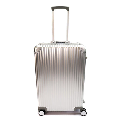 VinGardeValise® VinAluminum Wine Travel Suitcase - 12-Bottle Aluminum Luggage with TSA Lock, Shockproof Foam Inserts, Spinner Wheels, Hard Shell, Airline Approved