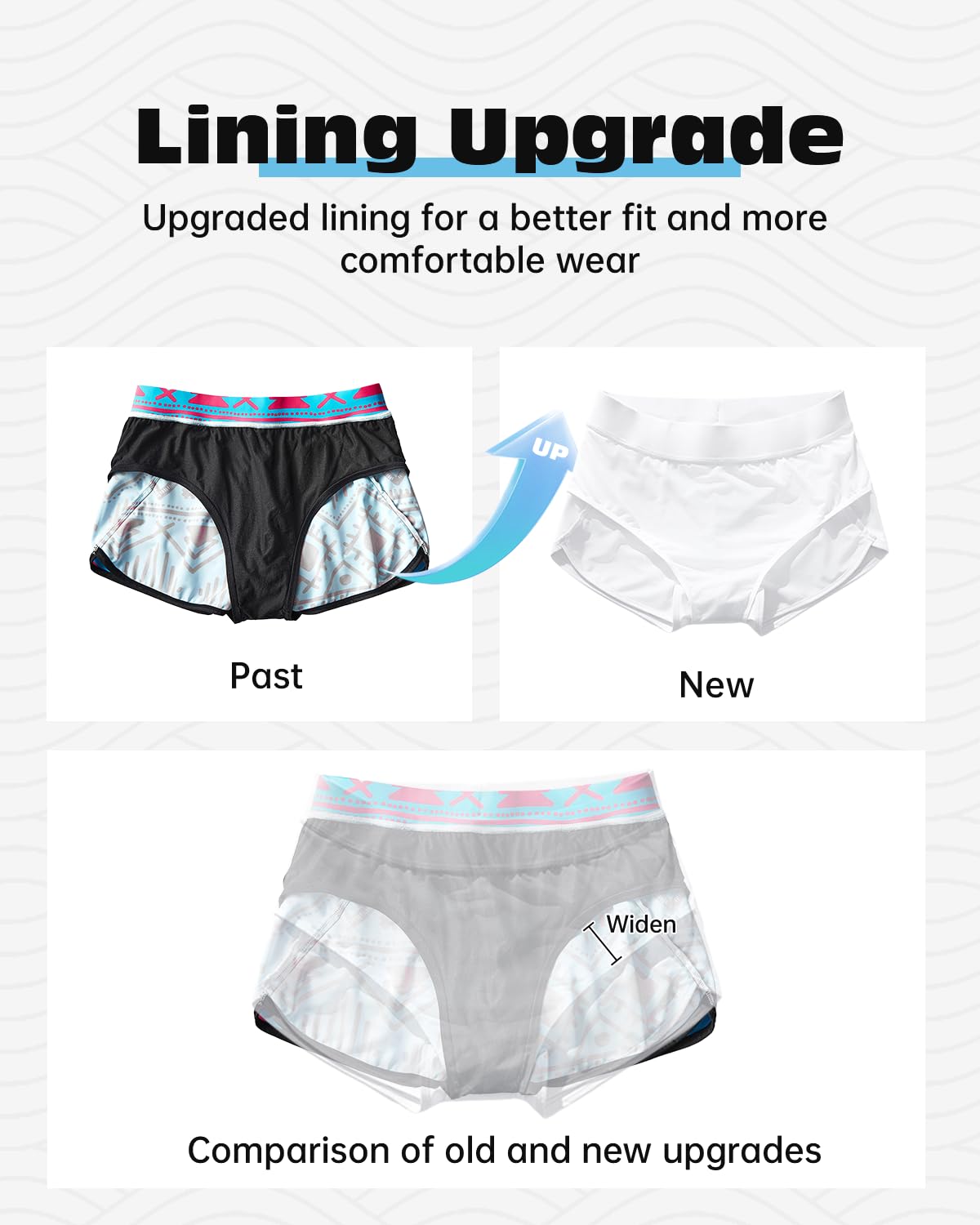 Retro Men's Short Swim Trunks, Quick Dry Bathing Suit with Liner