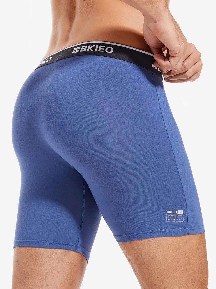 Modal Spacious Pouch Boxer Briefs - Vibrant Everyday Essential, 3-Pack, Small, Blue/Turquoise/White