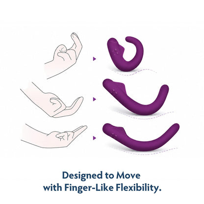 Crescendo 2 | Flexible Vibrator for Women's Intimate Wellness | Adaptive Fit, Precision Vibration & App Control.