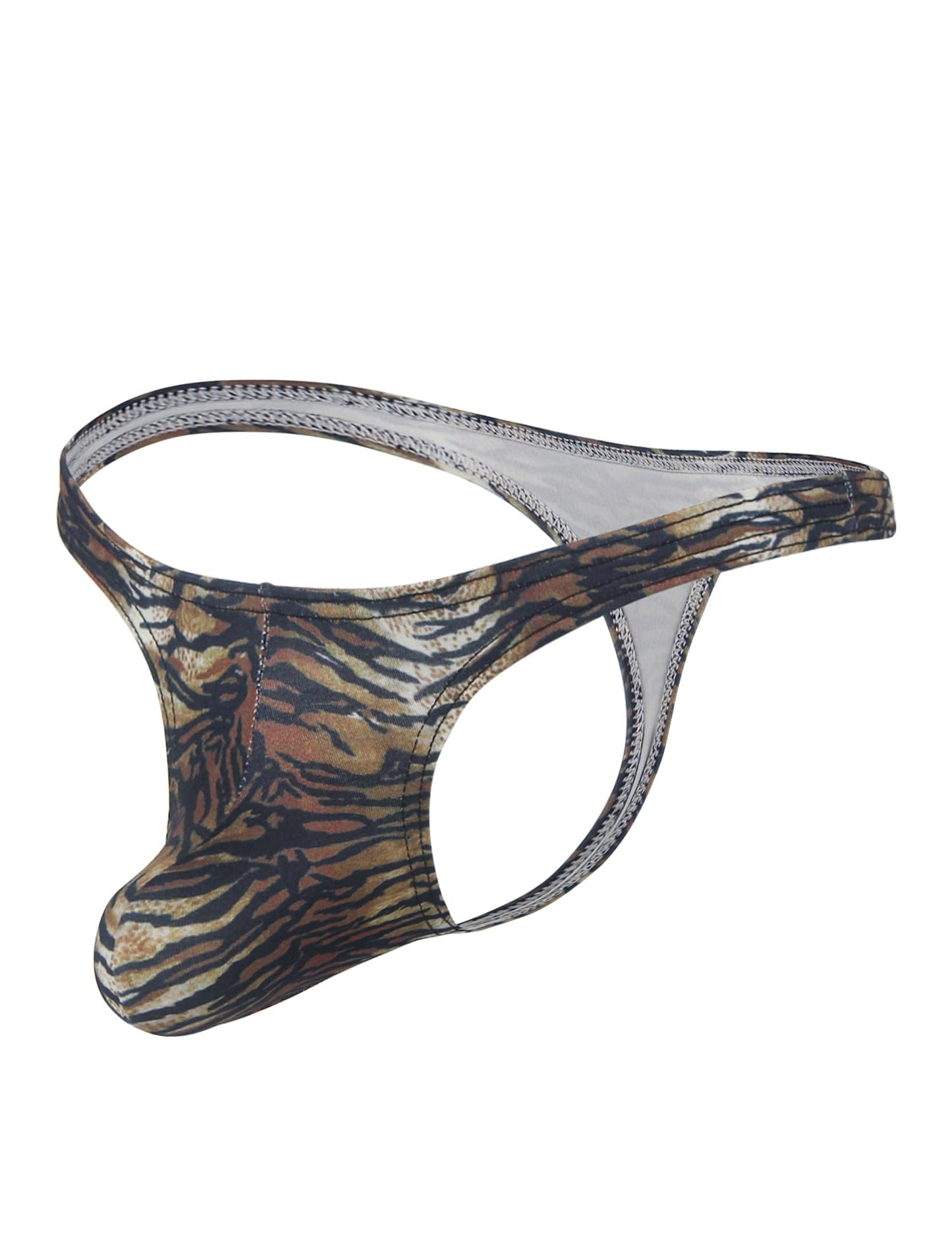 Mens G-String Thong  -Underwear Snake Print - Briefs Low Rise Sexy Hot Shorts for Mens Lingerie