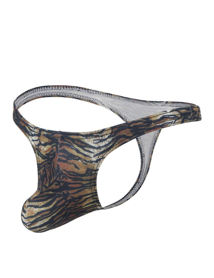 Mens G-String Thong  -Underwear Snake Print - Briefs Low Rise Sexy Hot Shorts for Mens Lingerie