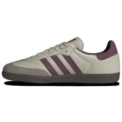 adidas Samba OG Men's Sneaker (Putty Grey Maroon, 11)