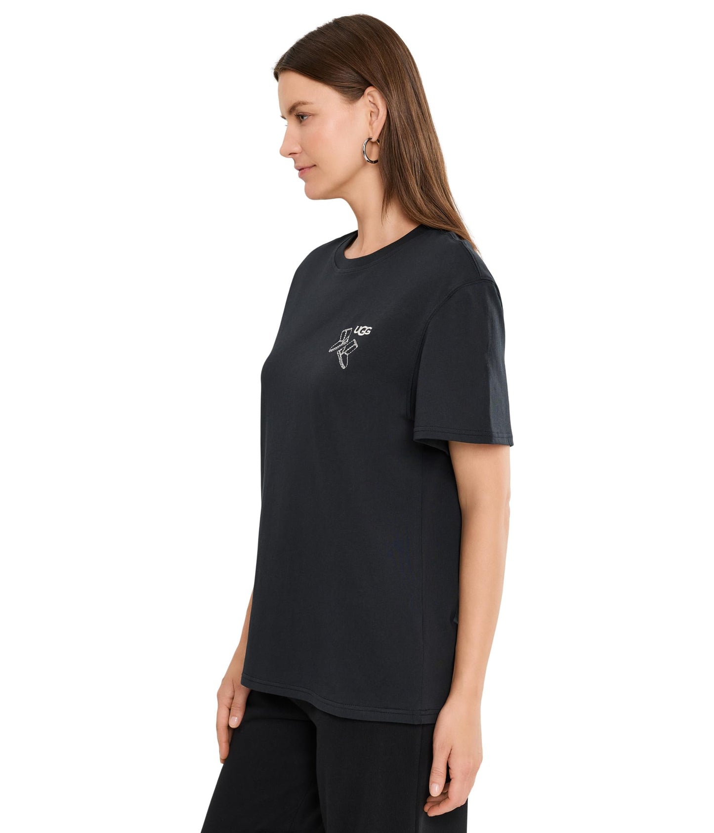 UGG, Women's, UGG Classic Boot Tee, Black, S
