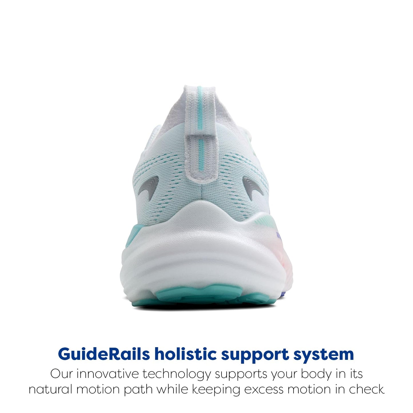 Brooks Women’s Glycerin GTS 22 Supportive Running Shoe - White/Limpet Shell/Amparo Blue - 11.5 Medium