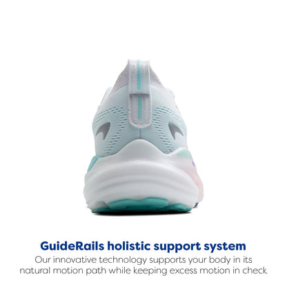 Brooks Women’s Glycerin GTS 22 Supportive Running Shoe - White/Limpet Shell/Amparo Blue - 11.5 Medium