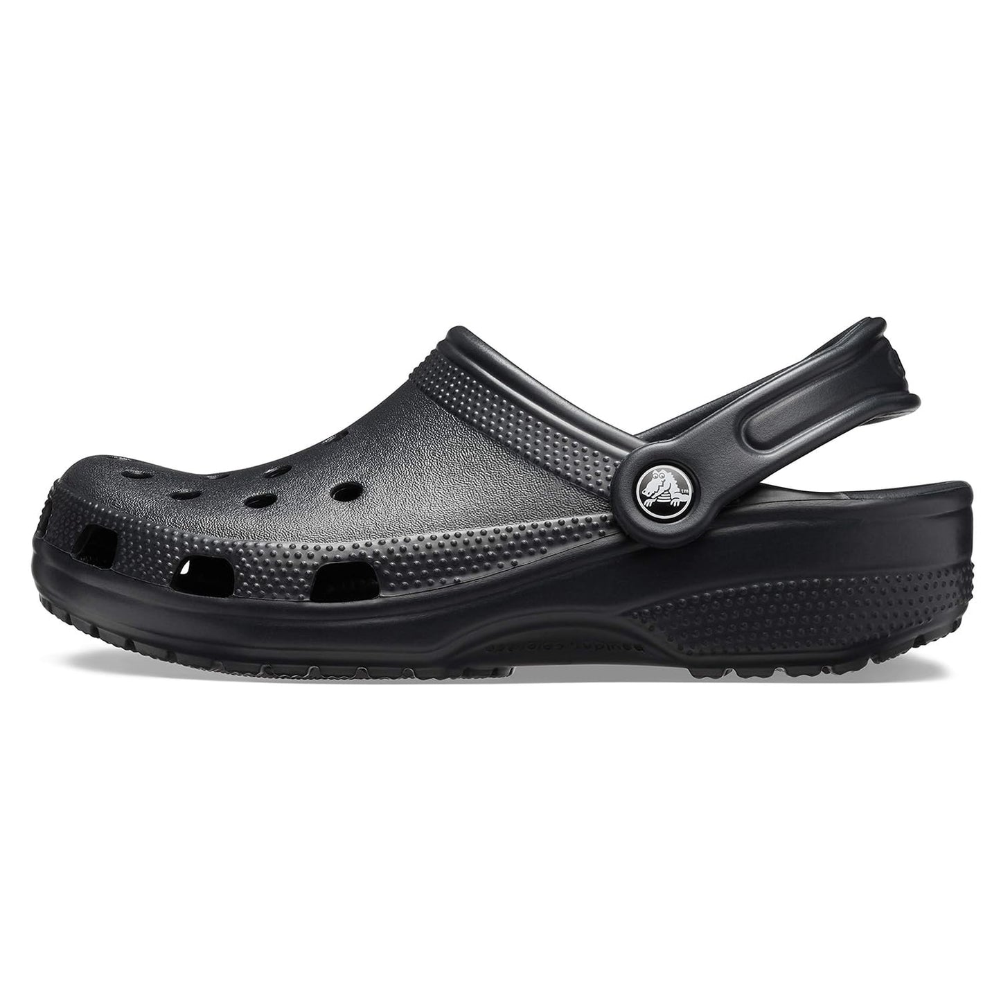 Crocs Unisex-Adult Classic Clogs, Black, 9 Women/7 Men