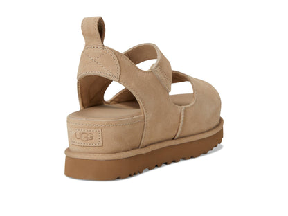 UGG Women's Goldenstar Hi Sandal, Sand, 8.5