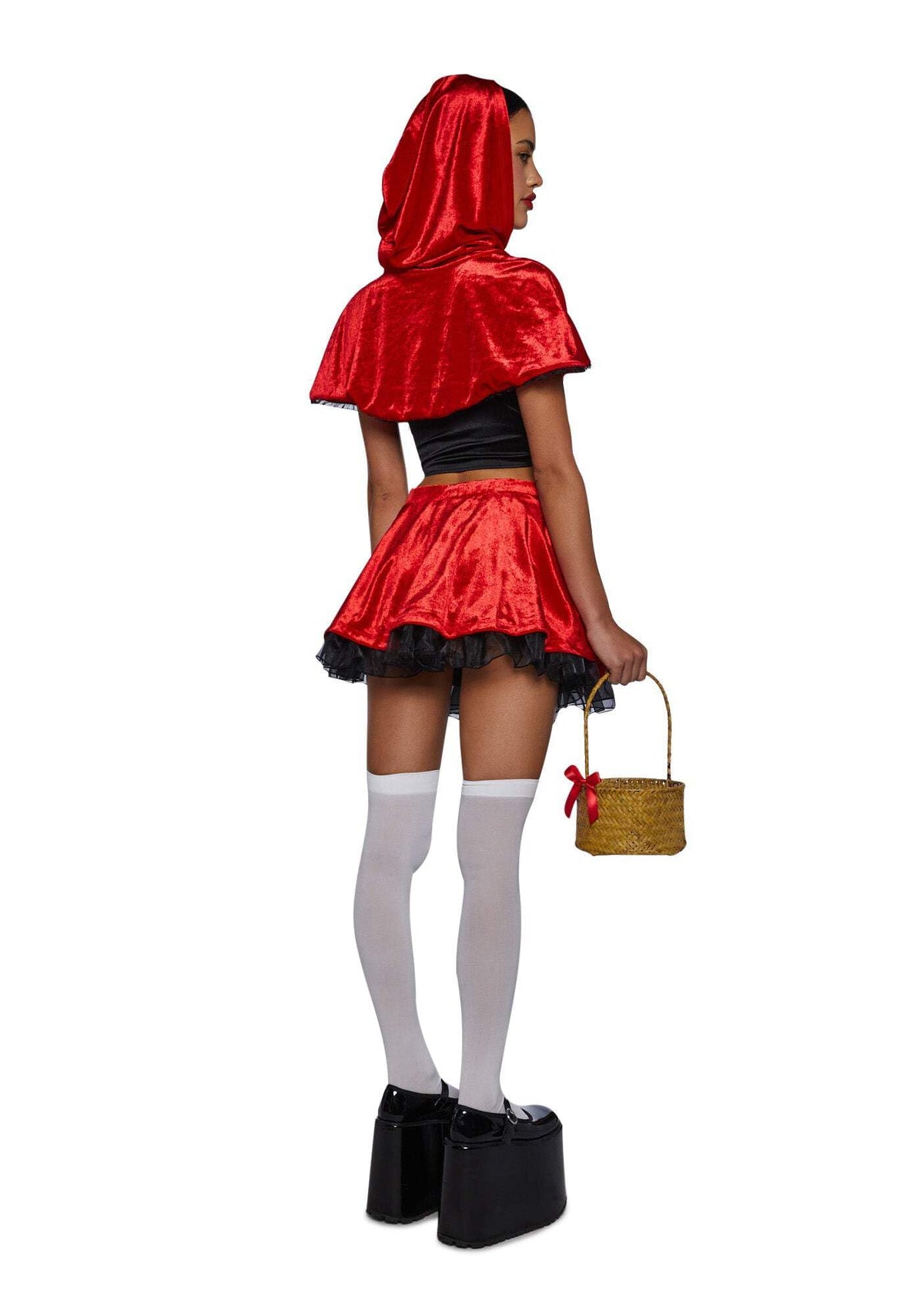 Dolls Kill Through The Woods Costume Set by Trickz N' Treatz – Adult Fairytale Halloween Outfit, X-Large