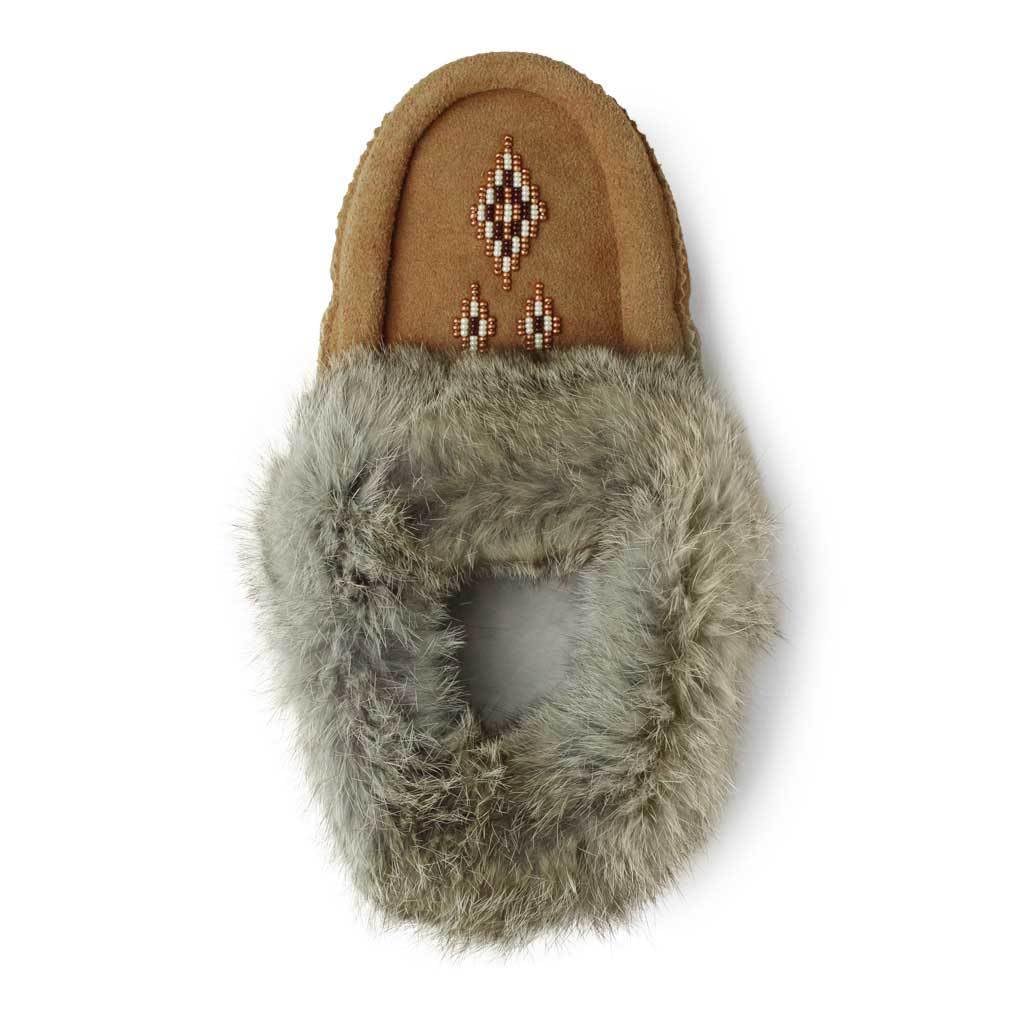 MANITOBAH Tipi Suede Moccasin Womens Oak L06