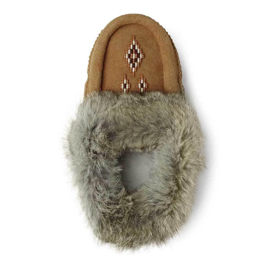 MANITOBAH Tipi Suede Moccasin Womens Oak L06