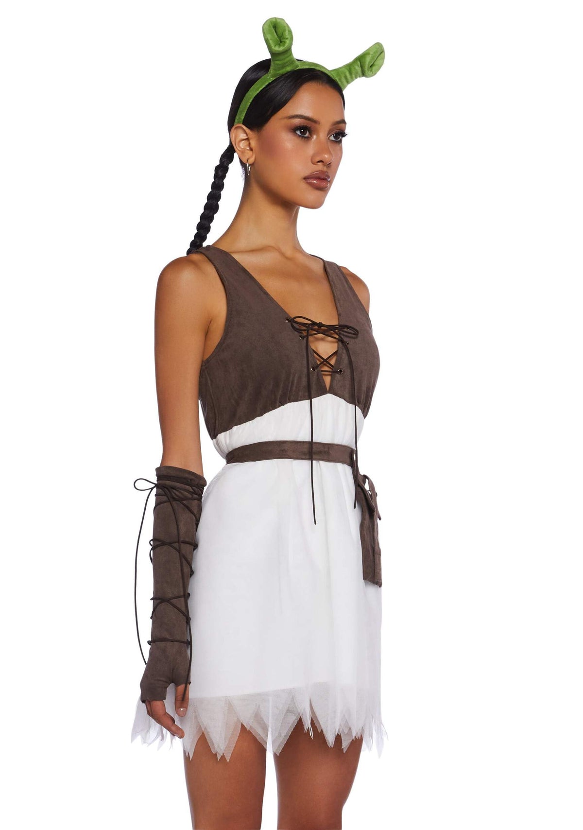 Dolls Kill Ogre Princess Halloween Costume - Swamp Fairytale Outfit by Trickz N' Treatz - XX-Small