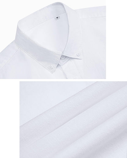 Lion Nardo Linen Shirts for Men Short Sleeve Linen Button Down Shirts Hawaiian Shirt for Men Beach Shirt Summer Shirts