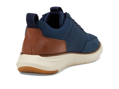 Cole Haan Men's Grand Remix Sneakers, Navy/British Tan, 7-M US