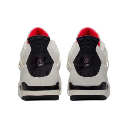 Air Jordan 4 Retro Flight Club Men's Shoes (Sail/University Red/Black) Size 7.5