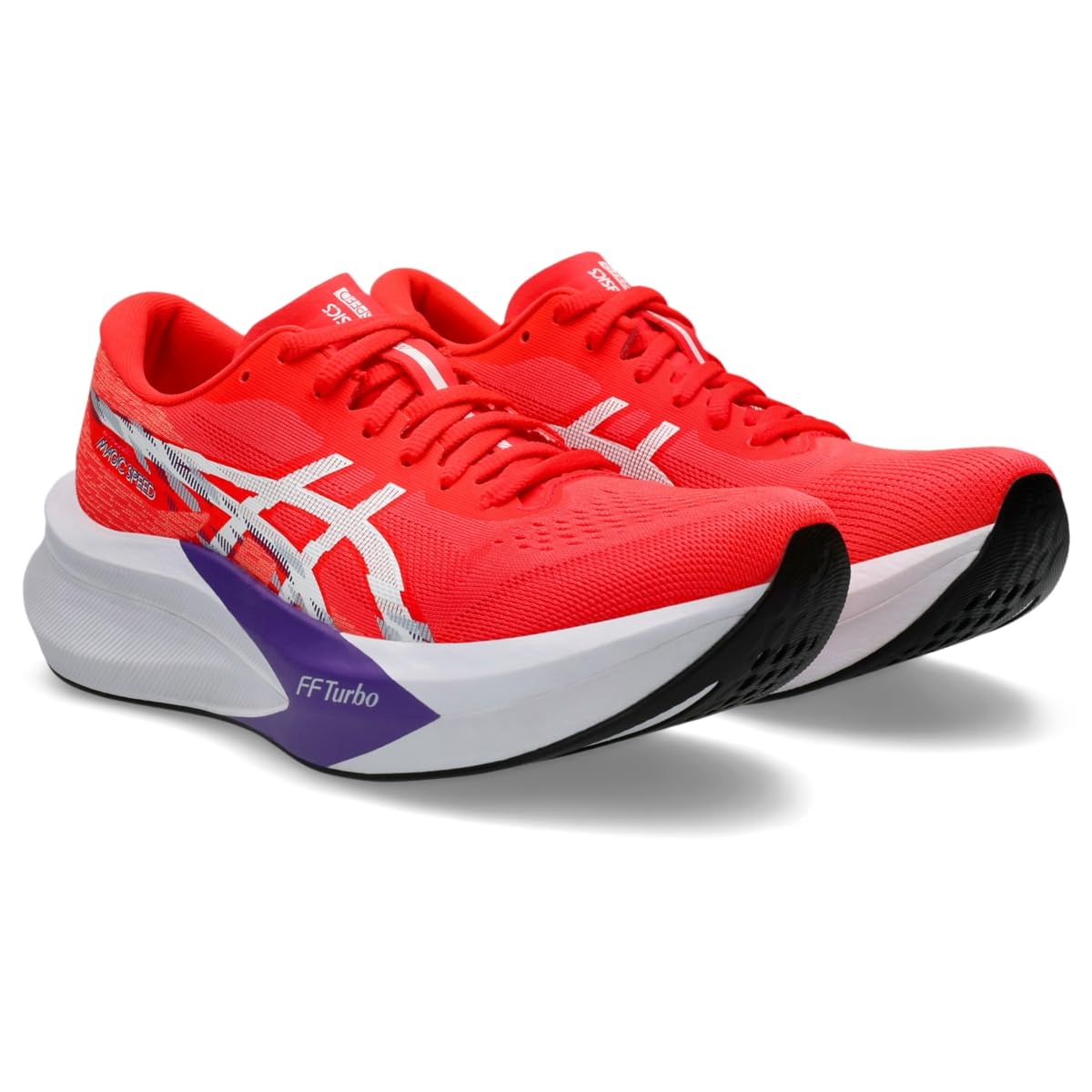 ASICS Women Magic Speed 4 Flash Red/White 12 Medium
