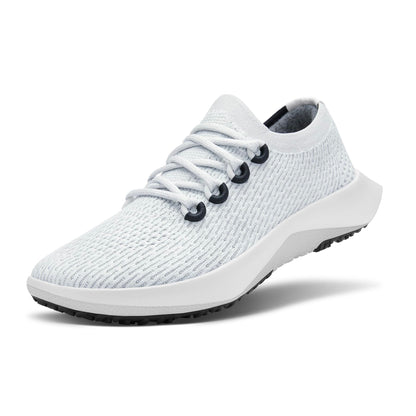 Allbirds Women's Tree Dasher 2, Active Running & Walking Sneakers - Blizzard (Blizzard Sole) - 6 Medium
