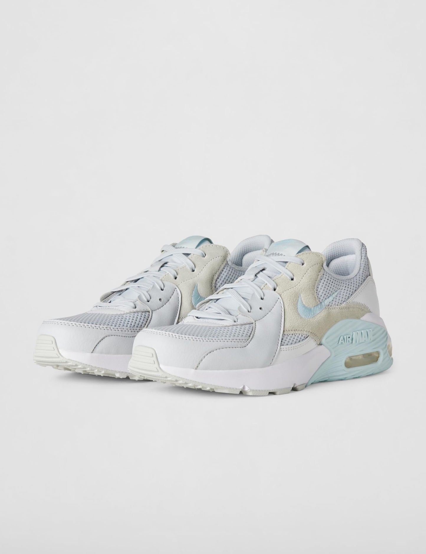 Nike Women's Air Max Excee Shoes, Pure Platinum/Glacier Blue-Summit White, 11