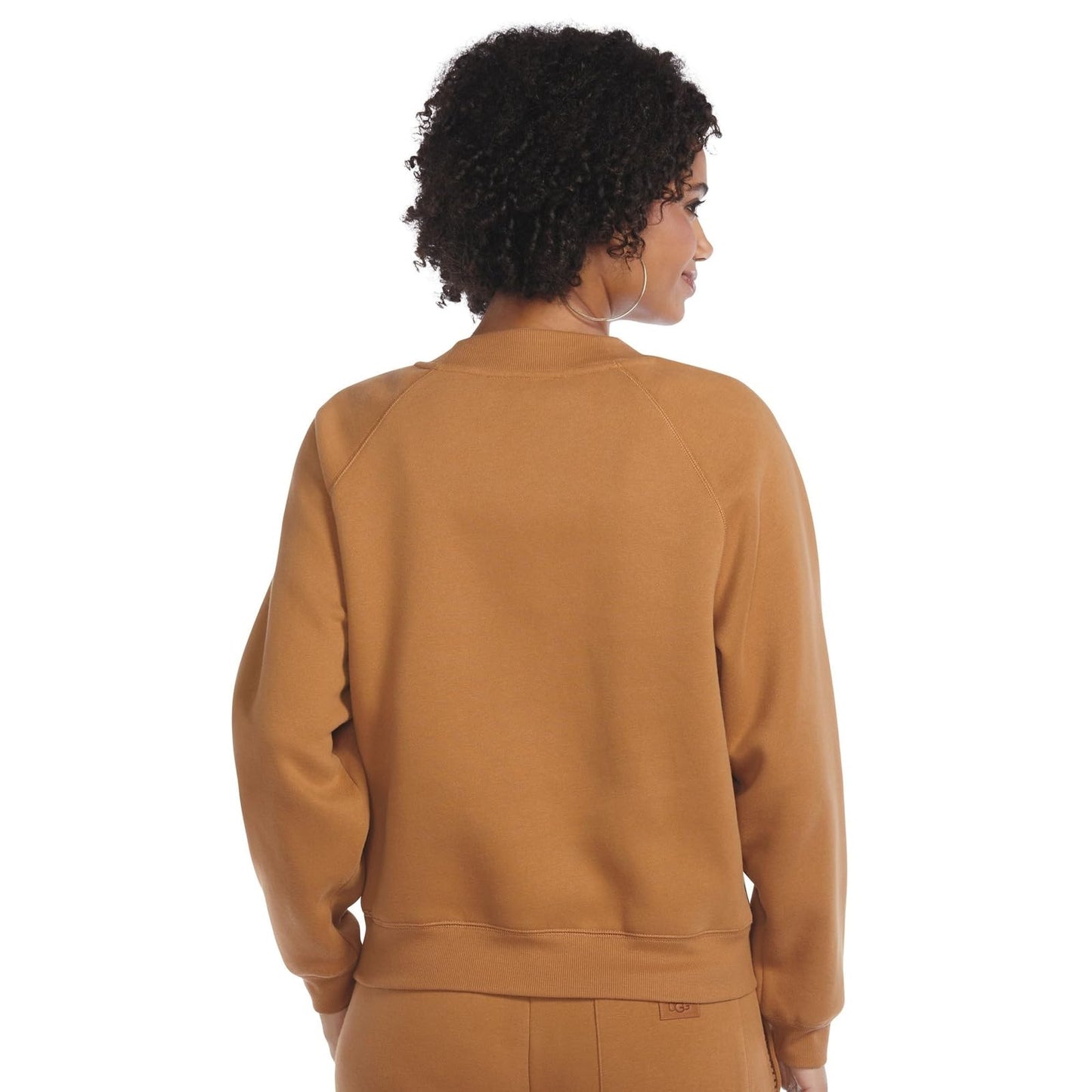 UGG Women's Ugg Logo Crewneck Sweatshirt, Chestnut, M