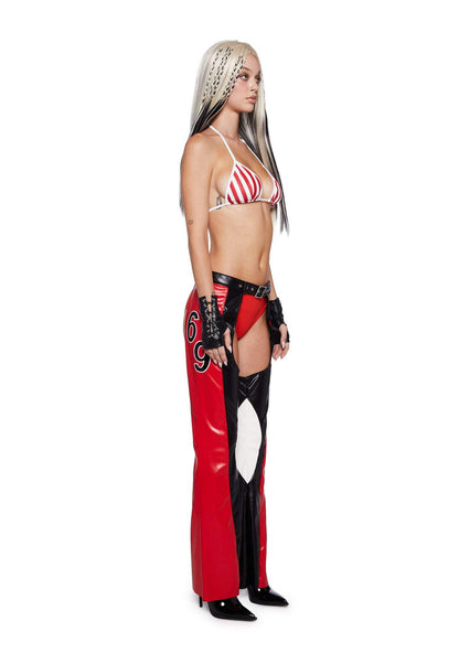 Dolls Kill Christina Inspired Costume by Trickz N' Treatz, Red, XX-Small