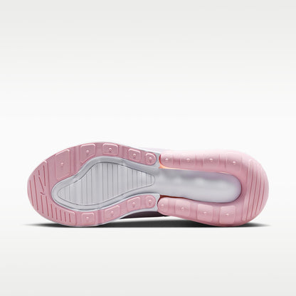 Nike Air Max 270 Women's Shoes (White/University Gold/Pink Foam/Metallic Gold) Size 7.5
