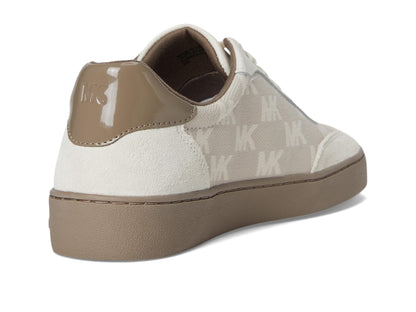Michael Kors Women's Scotty Lace Up Sneaker, Birch 1, 8