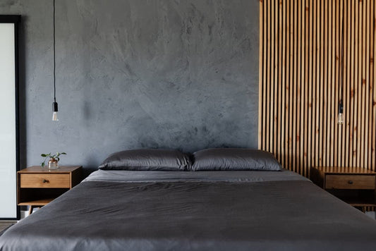Cozy Earth Luxury Bed Sheet Set - 100% Viscose from Bamboo Fabric, Ultra-Soft & Breathable, Fits Regular & Deep Pocket Mattresses up to 20" - 4 Pieces King Sheet Set Charcoal Grey