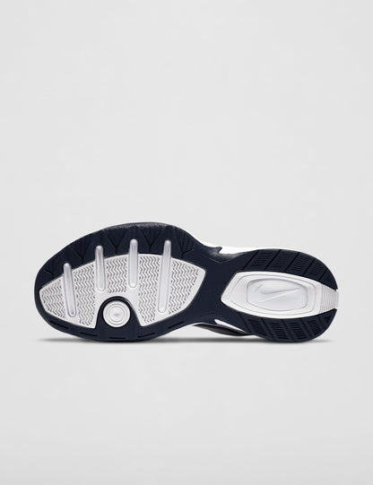NIKE AIR MONARCH IV (MENS) - 6.5 White/Metallic Silver