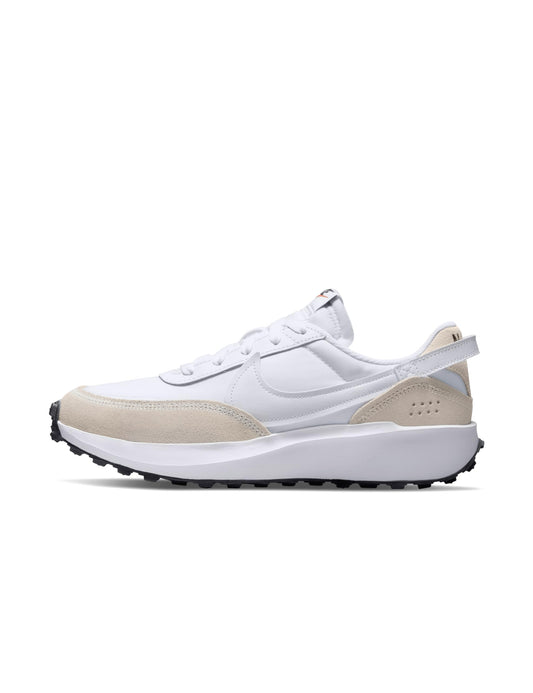 Nike Women's Waffle Debut Shoes, White/White-Black-Orange, 6.5