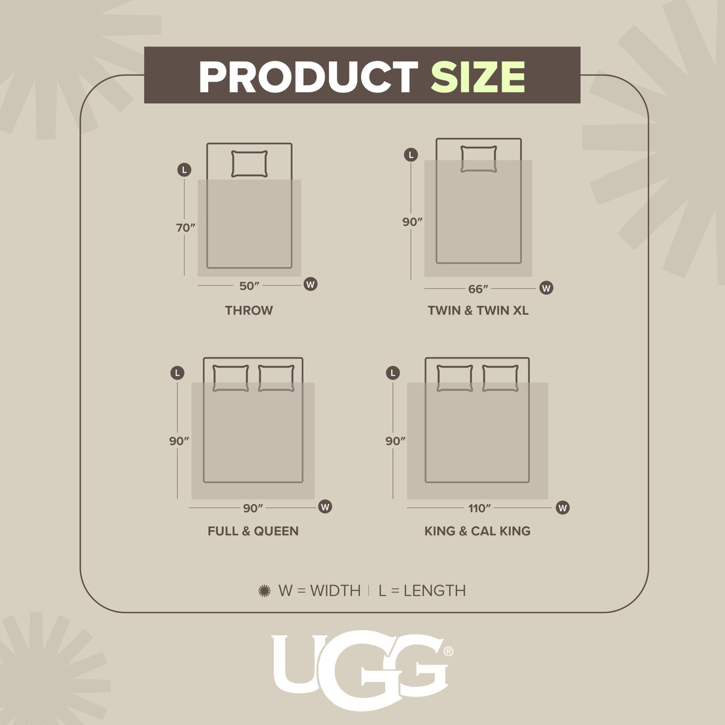 UGG Plush Cal King/King Blanket for Bed, Fleece Cozy Soft Blanket, Luxury Warm Extra Large Throw for Couch, Washable Hypoallergenic Bedding Essentials, 110" x 90", Seal Grey (Whitecap)