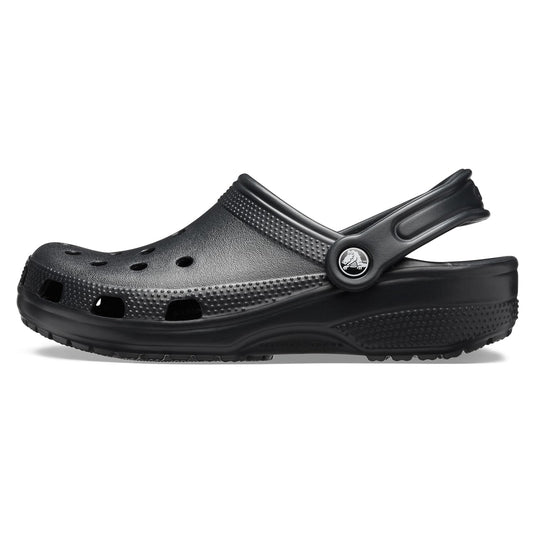 Crocs Unisex-Adult Classic Clogs, Black, 9 Women/7 Men