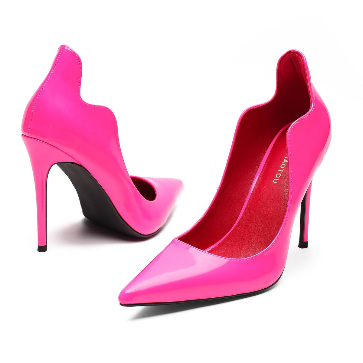 Unisex Men's  Pointed Toe High Heels 4.9"- Sissy Femboy Stiletto Pumps- Feminization