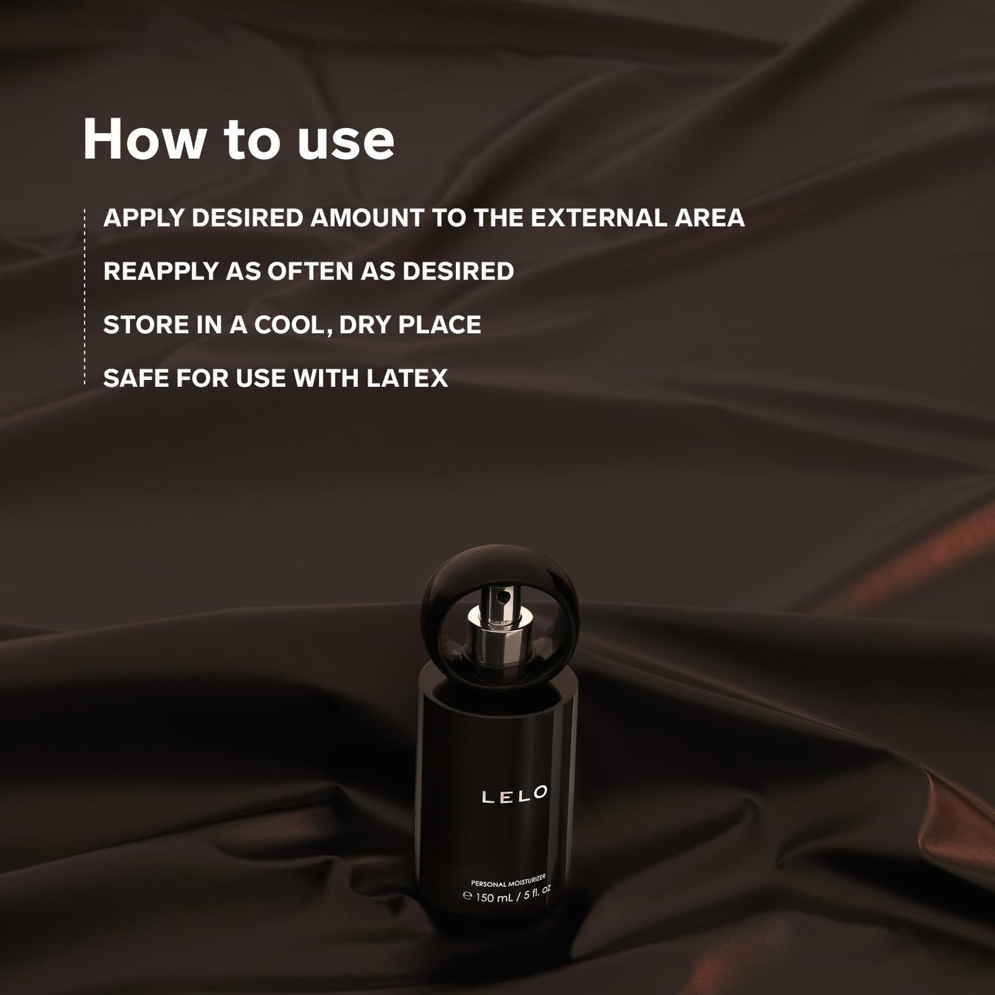 LELO Personal Moisturizer - Water-Based Lubricant with Aloe Vera, 150 ml