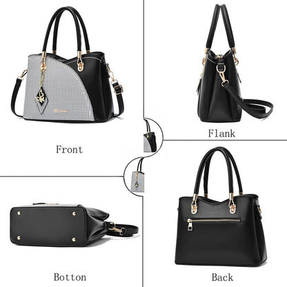 SiMYEER Satchel Purses and Handbags for Women Leather Crossbody Bags Shoulder Tote Bags