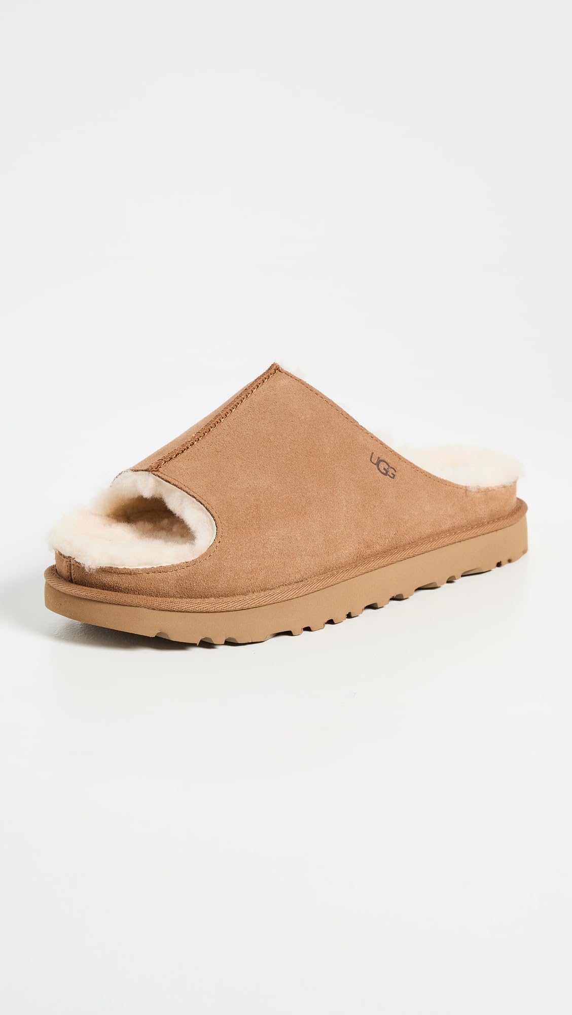 UGG Women's Greenport Slide Sandal, Chestnut, 8
