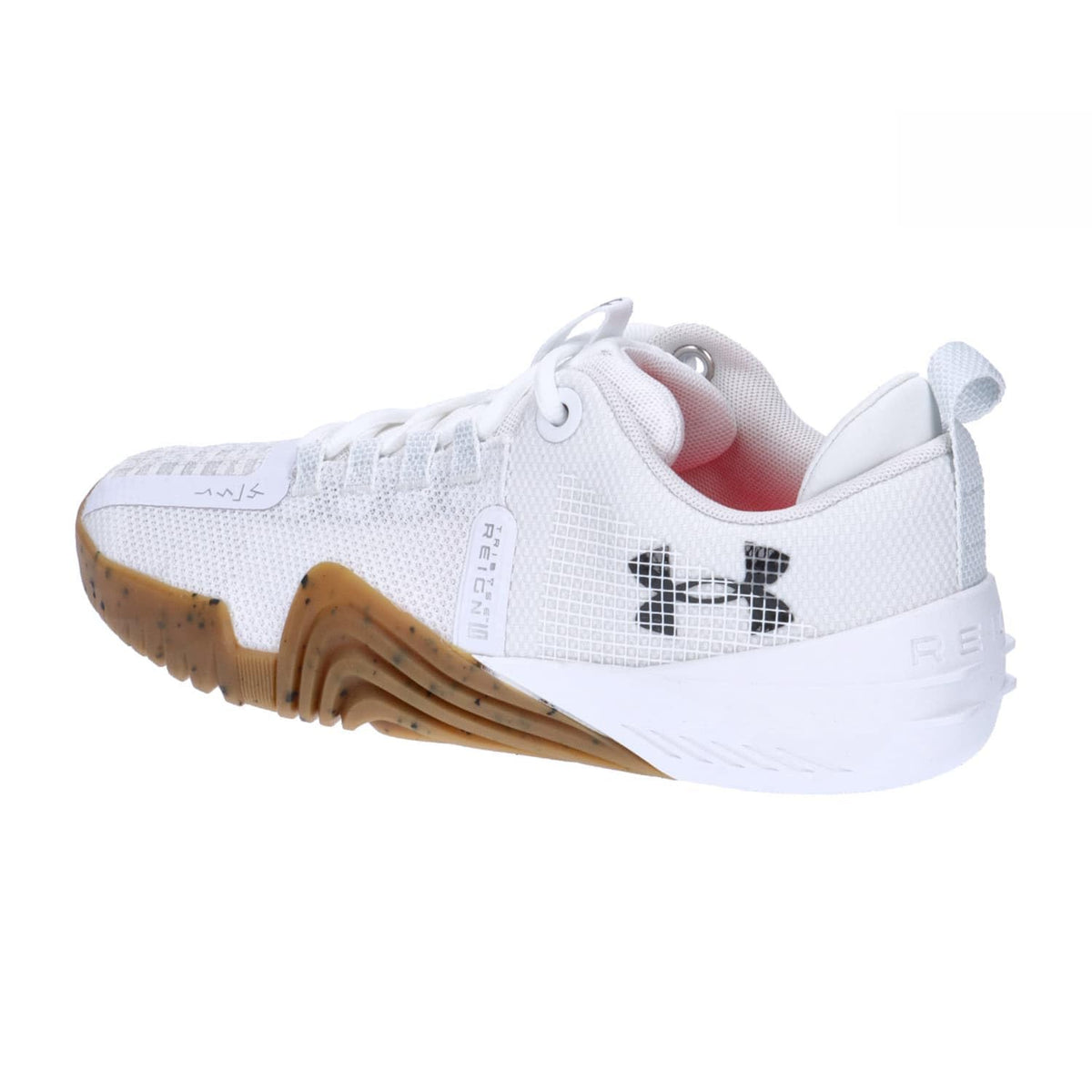 Under Armour TriBase Reign 6 White/Distant Gray/Black 9 D (M)