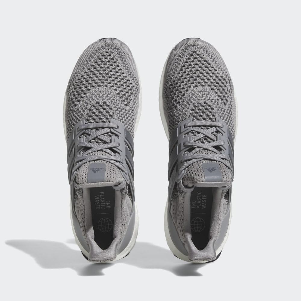 adidas Men's Ultraboost 1.0 Running Shoe, Grey/Grey/Black, 9