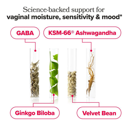 URO Vaginal Moisture & Mood with KSM-66® Ashwagandha – 30-Day Supply