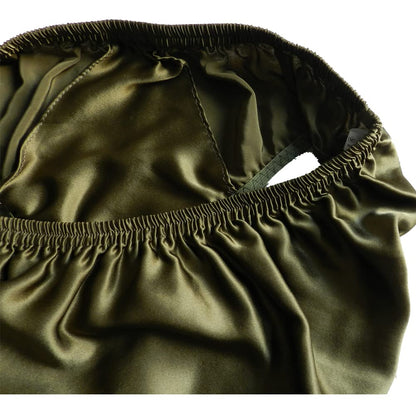 Men's 100% Pure Silk Underwear Bikini Briefs Panties (US, Alpha, Medium, Regular, Regular, black)