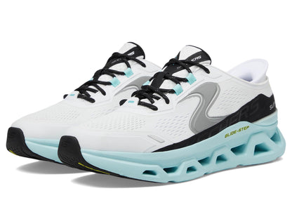 Skechers Men's Glide-Step Altus Hands Free Slip-in Sneaker, White/Blue, 11