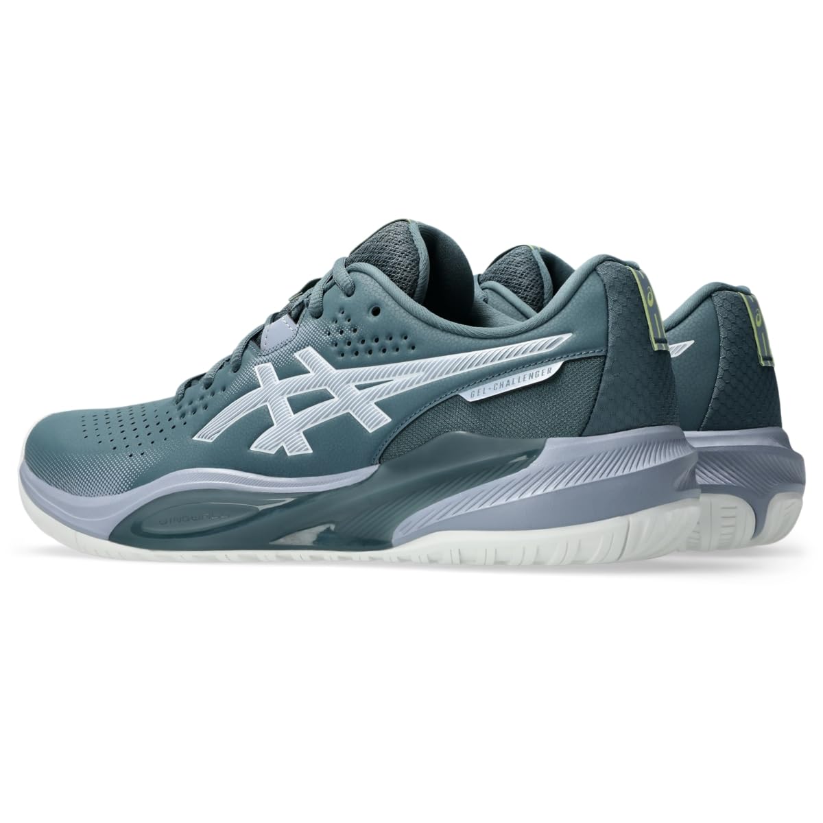 ASICS Men's Gel-Challenger 15 Tennis Shoes, 7.5, IRONCLAD/Grey Blue