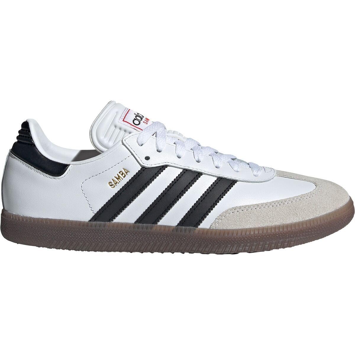 Adidas Unisex-Adult Samba Indoor, White/Black/Vivid Red, 7