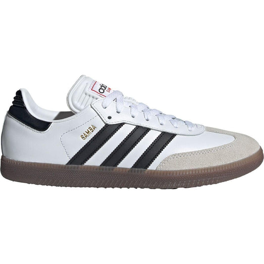 Adidas Unisex-Adult Samba Indoor, White/Black/Vivid Red, 7