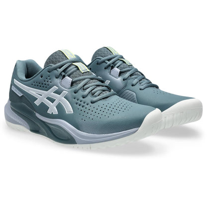 ASICS Men's Gel-Challenger 15 Tennis Shoes, 7.5, IRONCLAD/Grey Blue