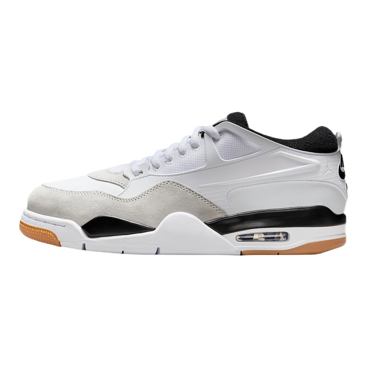 Air Jordan 4 RM Men's Shoes (White/Neutral Grey/Gum Medium Brown/Black) Size 9.5