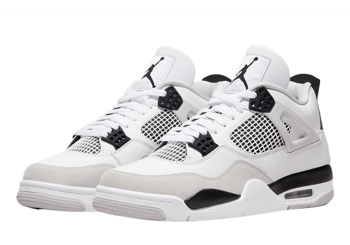 NIKE Jordan Mens Air Jordan 4 Retro DH6927 111 Military Black - Size 9.5